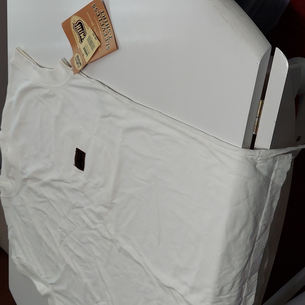 Sleeveless "BIG SMITH" white